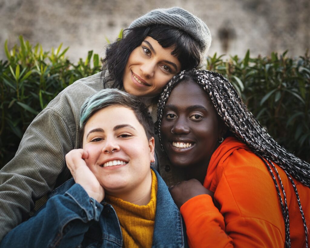 Diverse women concept